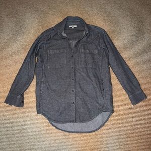 Madewell Fleece-Blend Button Down